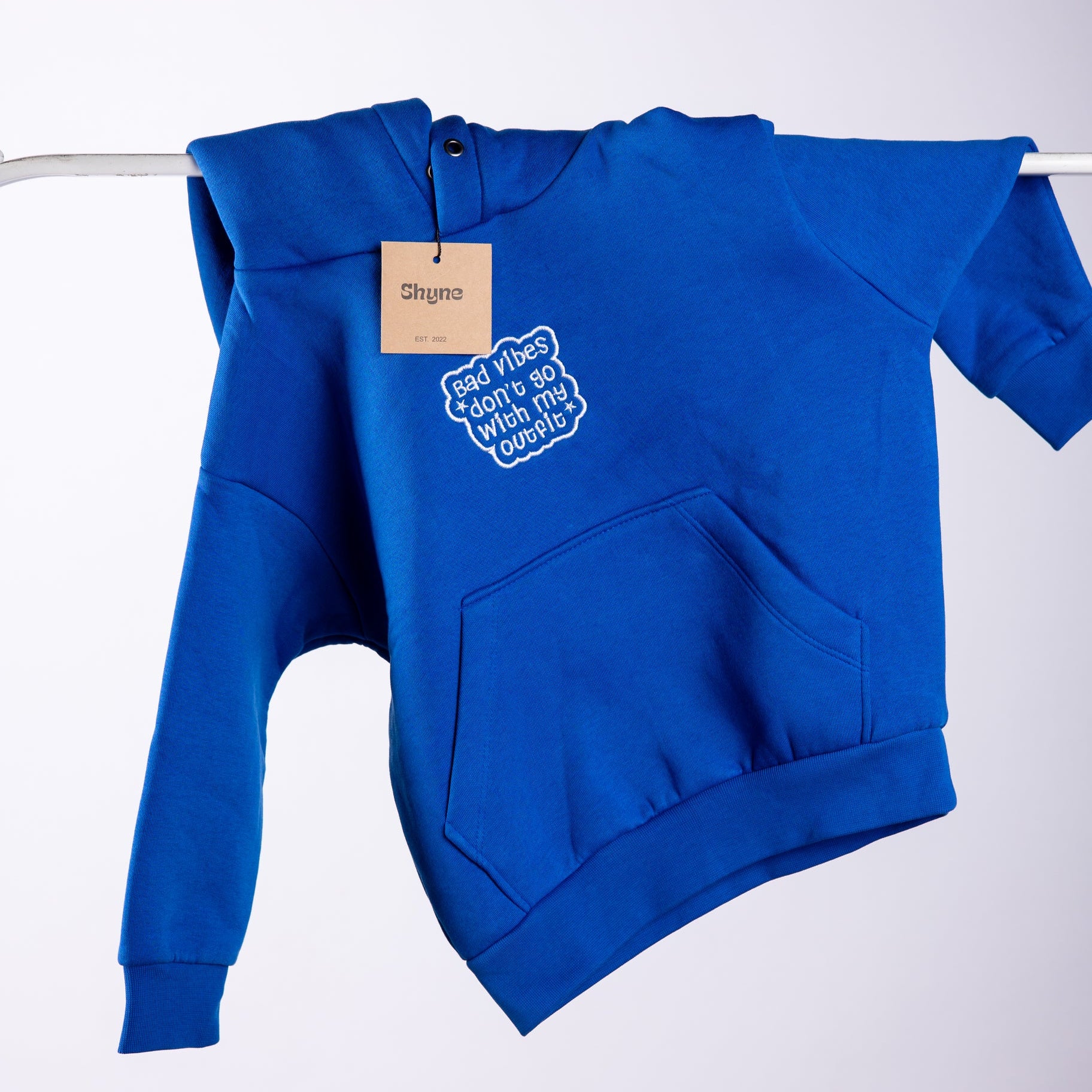 Bad Vibes Hoodie in Blue – ShyneTheBrand