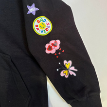 Load image into Gallery viewer, TRYING MY BEST HOODIE IN BLACK