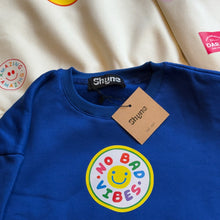 Load image into Gallery viewer, Patch It Up Crewneck in Blue