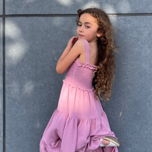 Load image into Gallery viewer, Seaside Twirl Dress in Lilac Purple
