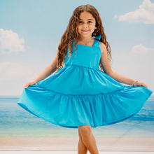 Load image into Gallery viewer, Capri Dress - Aqua (Bae) Blue