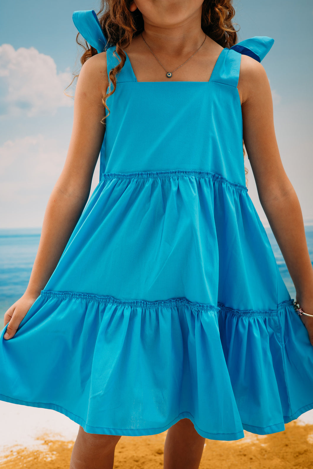 Capri Dress - Aqua (Bae) Blue