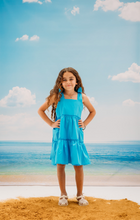 Load image into Gallery viewer, Capri Dress - Aqua (Bae) Blue
